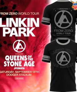 Linkin Park From Zero World Tour Los Angeles V-Neck T-Shirt