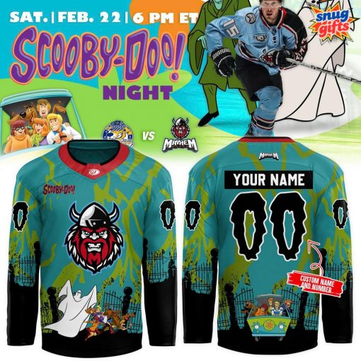 Macon Mayhem Scooby-Doo Night Special Edition Hockey Jersey