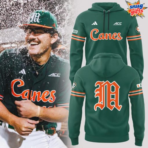 Miami Hurricanes Baseball New 2025 Limited Edition Hoodie