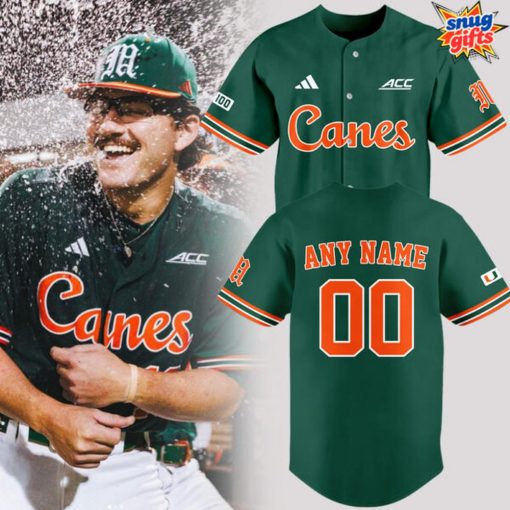 Miami Hurricanes Baseball New 2025 Limited Edition Jersey
