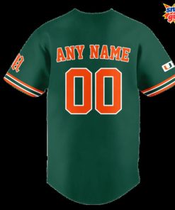 Miami Hurricanes Baseball New 2025 Limited Edition Jersey 3