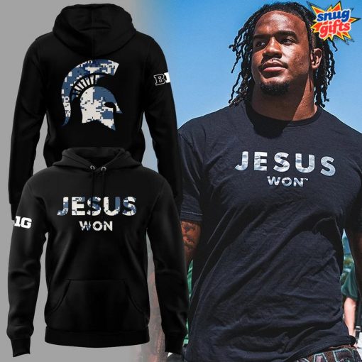 Michigan Spartans x Jesus Won 2025 Limited Edition Hoodie