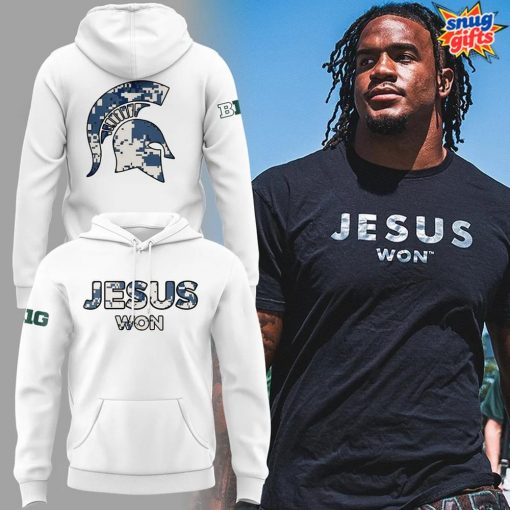Michigan Spartans x Jesus Won 2025 Limited Edition Hoodie