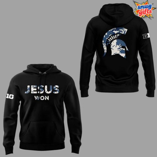Michigan Spartans x Jesus Won 2025 Limited Edition Hoodie