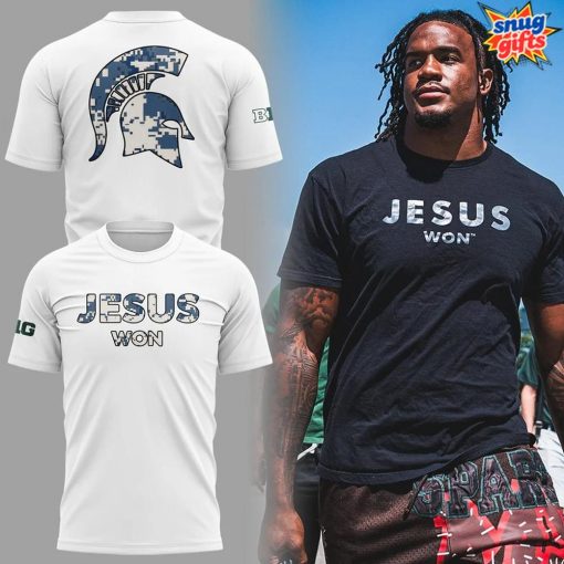 Michigan Spartans x Jesus Won 2025 Limited Edition T-Shirt