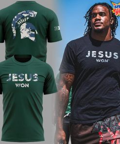Michigan Spartans x Jesus Won 2025 Limited Edition T-Shirt
