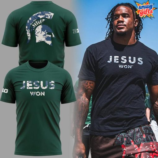 Michigan Spartans x Jesus Won 2025 Limited Edition T-Shirt