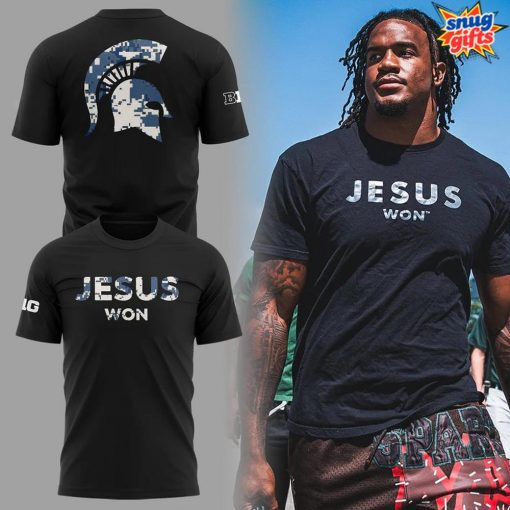 Michigan Spartans x Jesus Won 2025 Limited Edition T-Shirt