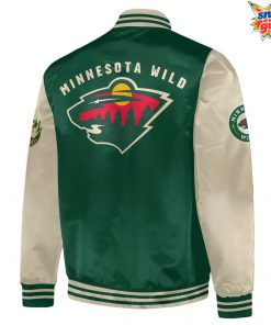 Minnesota Wild Admirals 202526 Bold Victory Varsity Jacket 3