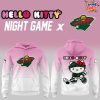 Minnesota Wild Camouflage Hello Kitty Night Game Hoodie
