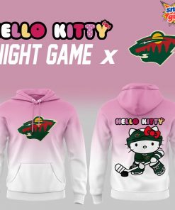 Minnesota Wild Camouflage Hello Kitty Night Game Hoodie