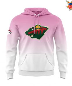 Minnesota Wild Camouflage Hello Kitty Night Game Hoodie