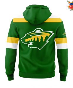 Minnesota Wild Fanatics Alternate Green Premium Hoodie 3