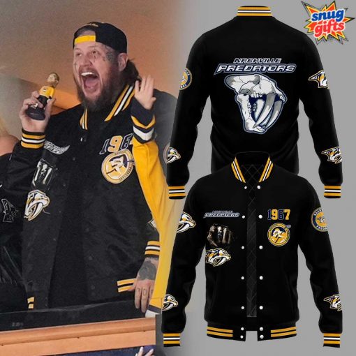 Nashville Predators x Jelly Roll 2025 Bomber Jacket