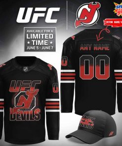 New Jersey Devils x UFC 2025 Special Edition Hockey Jersey