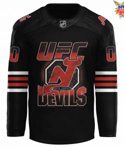 New Jersey Devils x UFC 2025 Special Edition Hockey Jersey