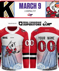 Niagara IceDogs x CHL Cliff Charge Custom Hockey Jersey
