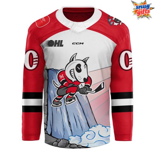 Niagara IceDogs x CHL Cliff Charge Custom Hockey Jersey