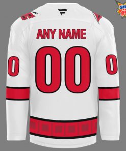 Official Carolina Hurricanes White Hockey Jersey 3