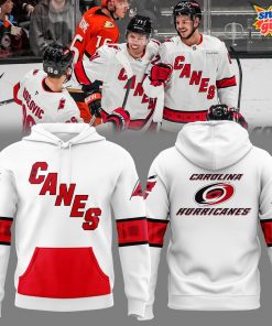 Official Carolina Hurricanes White Hoodie