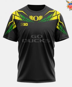 Oregon Ducks Mighty Storm Black 2025 T-Shirt
