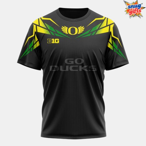 Oregon Ducks Mighty Storm Black 2025 T-Shirt