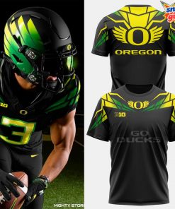 Oregon Ducks Mighty Storm Black 2025 T-Shirt