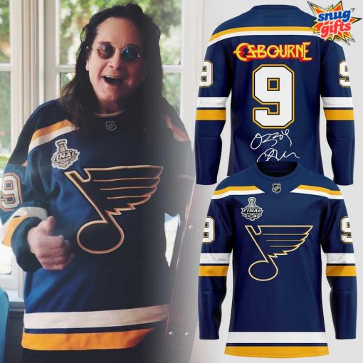 Ozzy Osbourne x St. Louis Blues Final 2025 Hockey Jersey