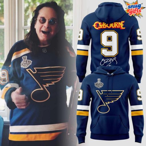 Ozzy Osbourne x St. Louis Blues Final 2025 Hoodie