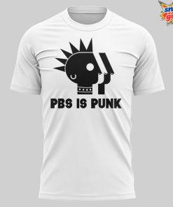PBS Is Punk T Shirt 2