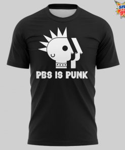 PBS Is Punk T Shirt 5