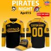 Pittsburgh Penguins Pirates Night April 15 Special Edition Hockey Jersey