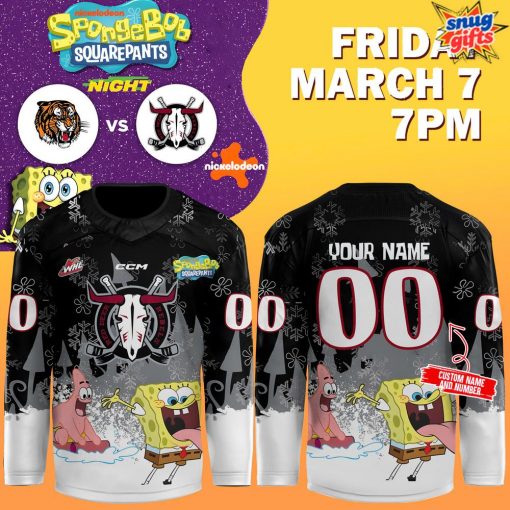 Red Deer Rebels Nickelodeon Night Hockey Jersey