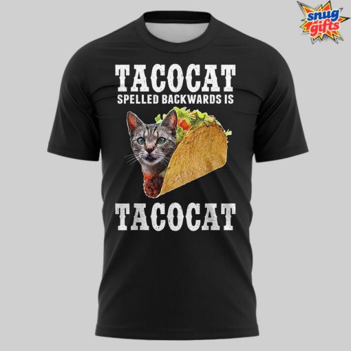 TacoCat Palindrome Funny Cat Taco T-Shirt