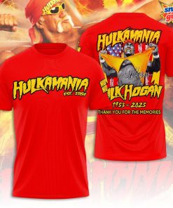 Thank You For The Memories Hulk Hogan 1953-2025 T-Shirt