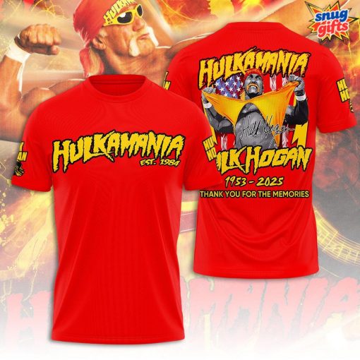Thank You For The Memories Hulk Hogan 1953-2025 T-Shirt