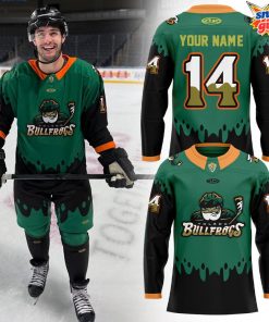 Toledo Walleye Bullfrogs New Uniform 202 Hockey Jersey