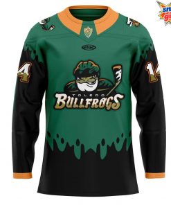 Toledo Walleye Bullfrogs New Uniform 202 Hockey Jersey