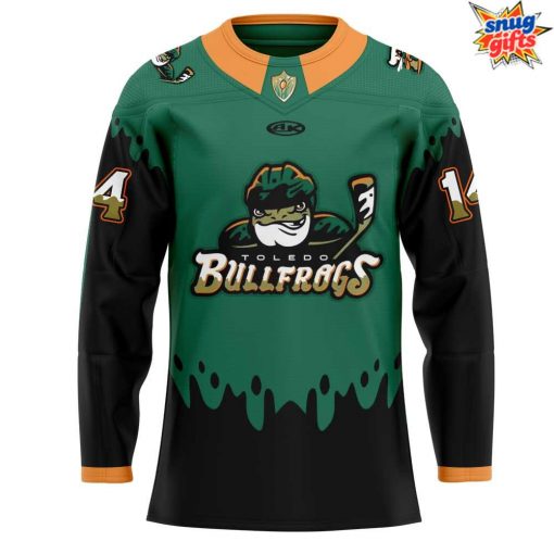 Toledo Walleye Bullfrogs New Uniform 202 Hockey Jersey
