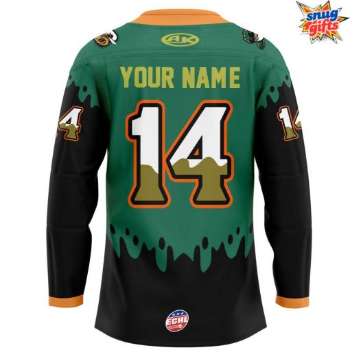 Toledo Walleye Bullfrogs New Uniform 202 Hockey Jersey