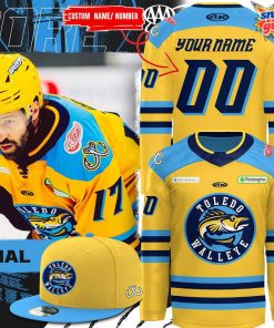Toledo Walleye Golden Finals 2025 Custom Special Hockey Jersey
