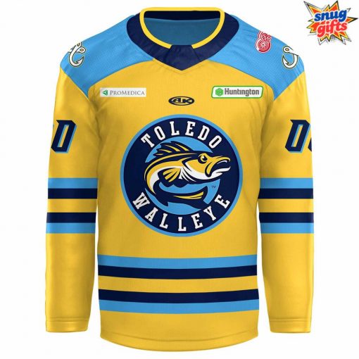 Toledo Walleye Golden Finals 2025 Custom Special Hockey Jersey