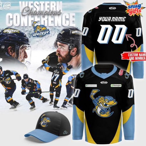Toledo Walleye Western Conference Champions 2025 Special Hockey Jersey
