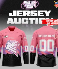 Victoria Royals Pink In The Rink 2025 Hockey Jersey