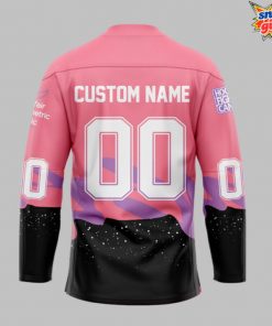 Victoria Royals Pink In The Rink 2025 Hockey Jersey 3