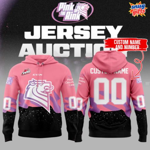 Victoria Royals Pink In The Rink 2025 Hoodie