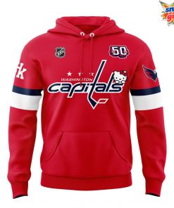 Washington Capitals New 2025 Hello Kitty Special Hoodie