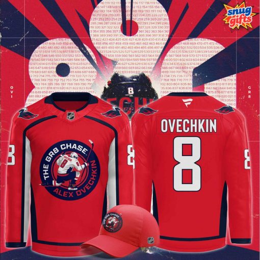 Washington Capitals The GR8 Chase Alex Ovechkin Special Hockey Jersey