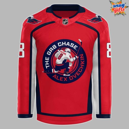 Washington Capitals The GR8 Chase Alex Ovechkin Special Hockey Jersey