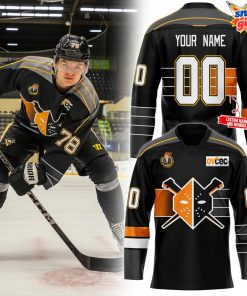 Wheeling Nailers Black Ice Custom Hockey Jersey